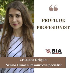 Cristiana Drăgan, Senior Human Resources Specialsit BIA HR