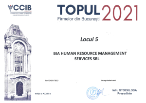 Topul firmelor din Bucuresti - BIA HR