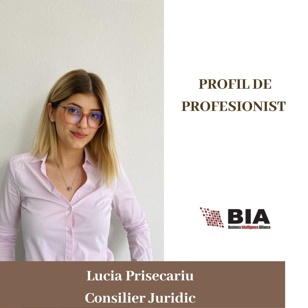 Lucia Prisecariu - Consilier Juridic BIA HR