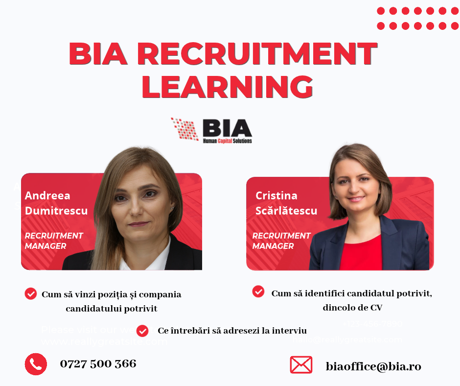 BIA Recruitment Learning